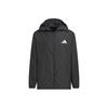 Water-Repellent Sports Casual Hooded Jacket Unisex Black