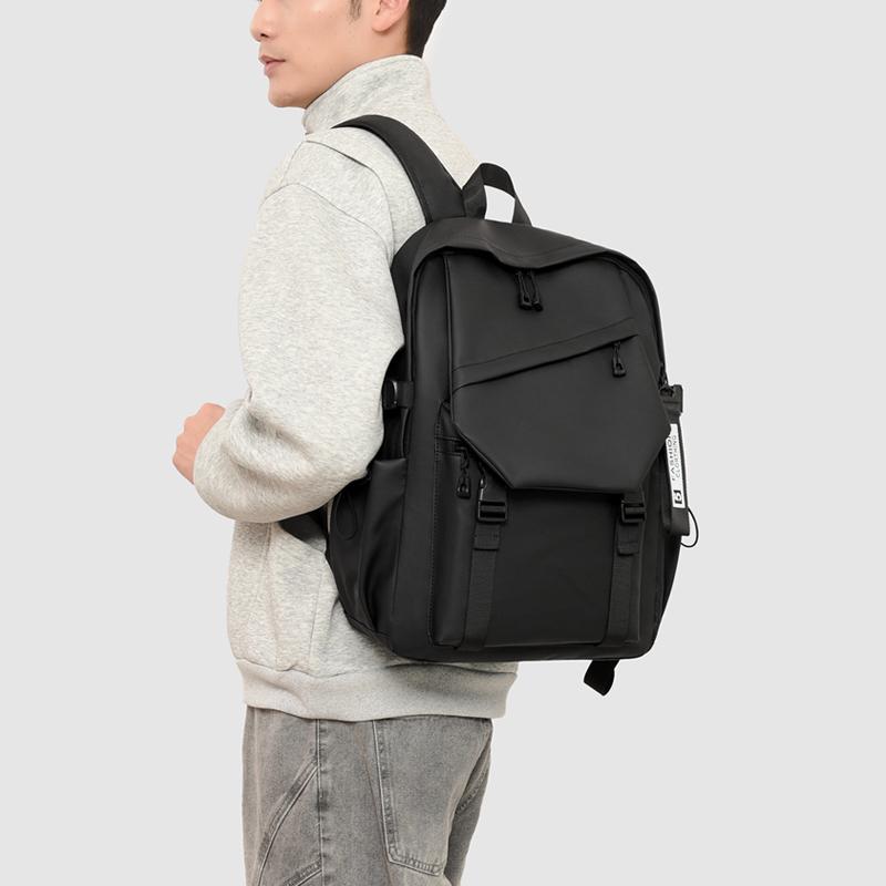 Newest Backpack with USB Men's Fashion Backpack Men's Business Computer Bag Large Capacity Travel Bag College Schoolbag