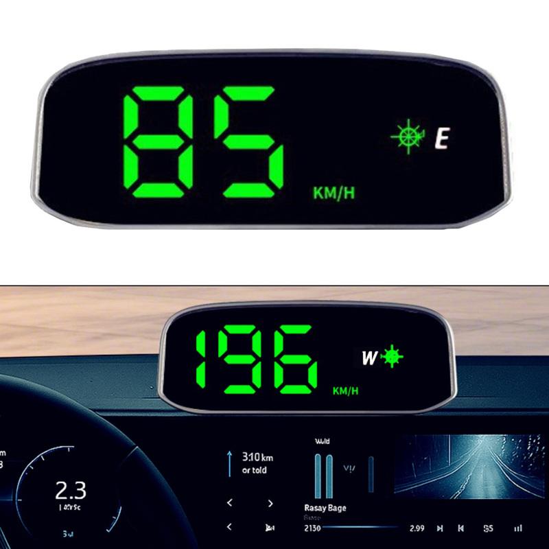 1pcs Car Speedometer Solar Head Up Display GPS Digital Intelligent Light Sensing HUD Speed Hud Display Digital Auto Electronics