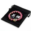 Ishiki AAAA Grade Natural Pink Tiger Eye Gold Carved Emperor Prayer Beads Power Stone for Financial and Professional Luck Stone, 10mm, Five-Clawed