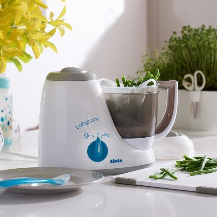 BÉABA - Babycook Original - Robot dla Dziecka 4 w 1 Mikser-Gotowacz - Gotowanie na Parze - Rozmrażanie
