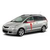1 or 3 Pieces Outside Windows Rubber for Mazda 5 2008-2011  Glass Protector Black Rubber Strip for Mazda 5  C235-50-670C