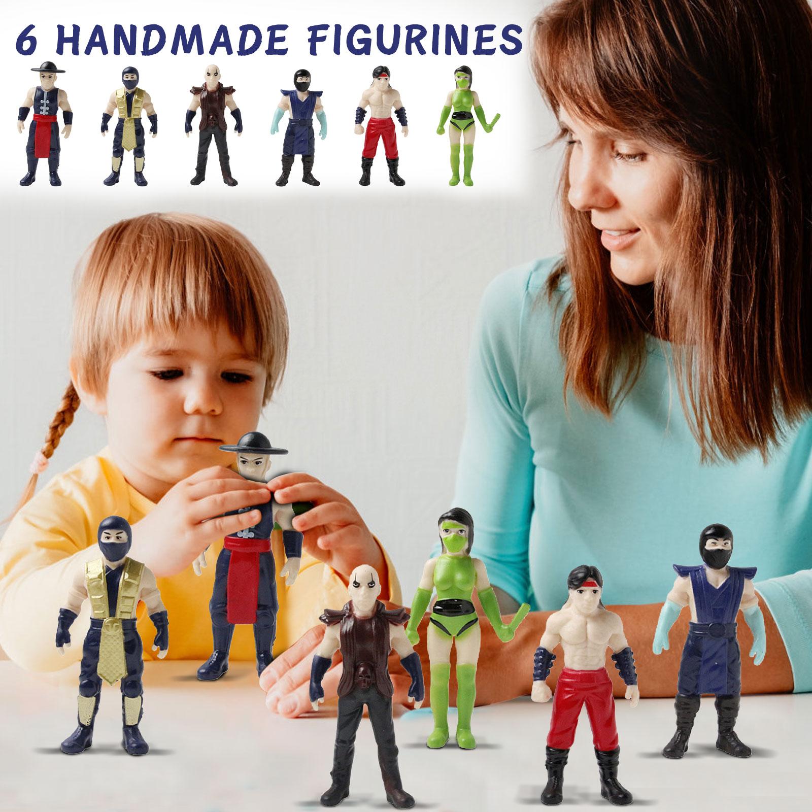 

A 6-piece Set Of Collectible Figurines—perfect As A Gift For Fans Or Children, Or For Home Decoration. One Size