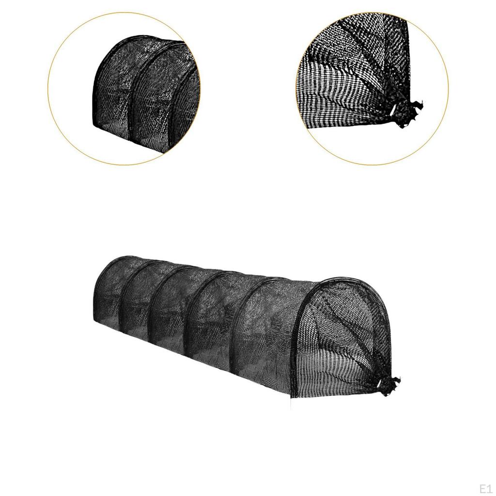 2 in 1 Tragbares Gewächshaus Pflanzenabdeckung Schwerlast Garten Tunnel Schattiernetz