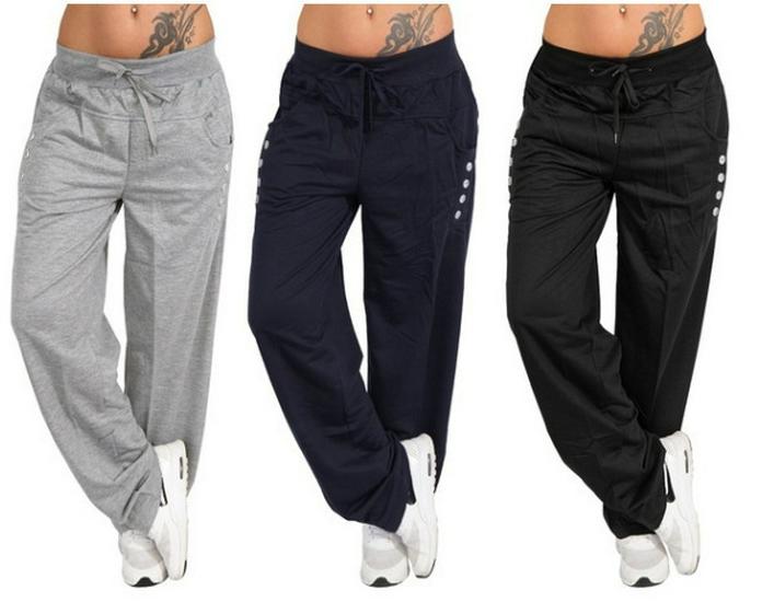 Women's Casual Lace-Up Straight Leg Pants – Bestseller for Fall/Winter