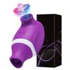 2 In 1 Clit Sucker Vibrator for Women Sucking Licking Double Stimulation Nipples Massagers Tongue Sex Toy Female Adult