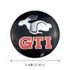 2026 Hot For VW VOLKSWAGEN 65MM Car Wheel Hubcap Stickers Decals for Volkswagen RLINE GTI ABT Golf 5 6 7 Polo Passat Golf Tiguan