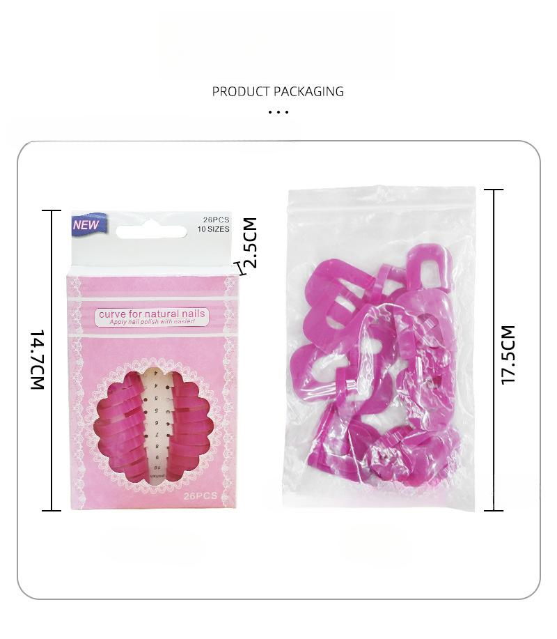 1PACK Manicure Anti-spill Clip Nail Polish Glue Nail Edge Gradual Change French Armor Model Anti-spill Auxiliary Clip Box