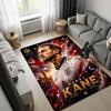 Harry Kane England Football Player Print Area Rug, Non Slip Floor Carpet for Living Room Bedroom, Soccer Fan Home Decor Mat