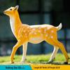 Luminous Fiberglass Sika Deer Sculpture for Garden Lawn Decoration