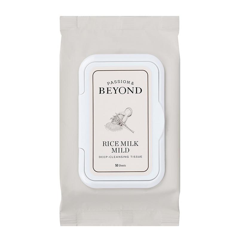 Beyond Rice Milk Mild Deep Cleansing Tissues, 50 Sheets Pack, 50 wipes, 1 pcs
