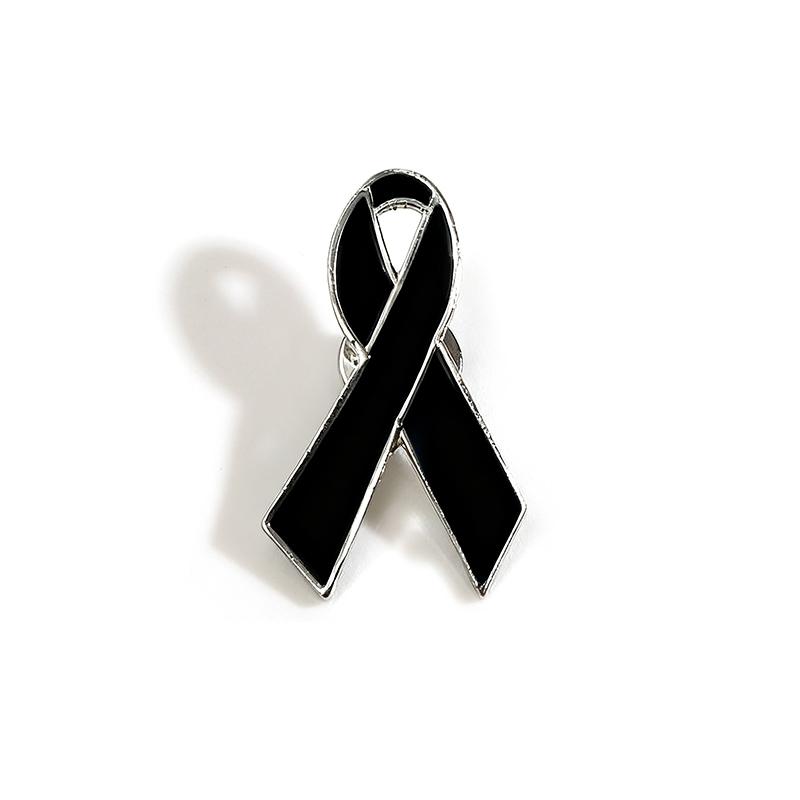 Černé mašličkové slitinové brože s olejovou glazurou pro ženy klopový odznak módní šperky doplňky k obleku oděvní doplňky dárek