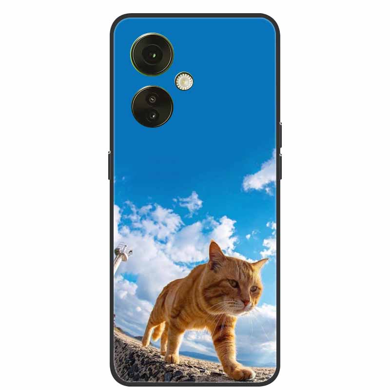 Pour Coques OnePlus Nord CE 3 5G Nord CE3 Lite Chats Peints Silicone TPU Souple Coque Arrière Coques de Téléphone Pour OnePlus Nord CE3 Lite 5G