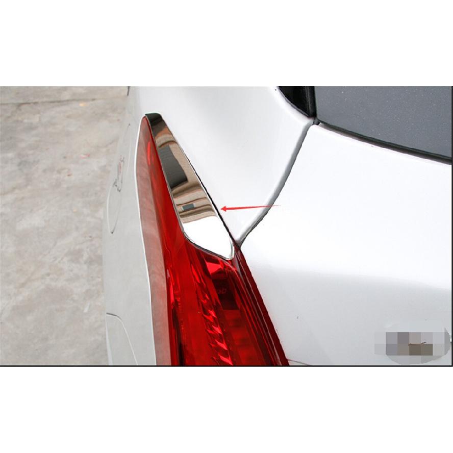Fit For Cadillac XT5 2016-2020 Chrome Steel Rear Tail Light Lamp Strip Trim 2Pcs