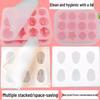 Xihuang 6-Cavity Silicone Pig Pudding & Jelly Mold with Lid