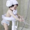 Baby Standing Shower Stand With Double Brackets Free Installation Adjustable Children's Shower God Household Anti Slip Bracket