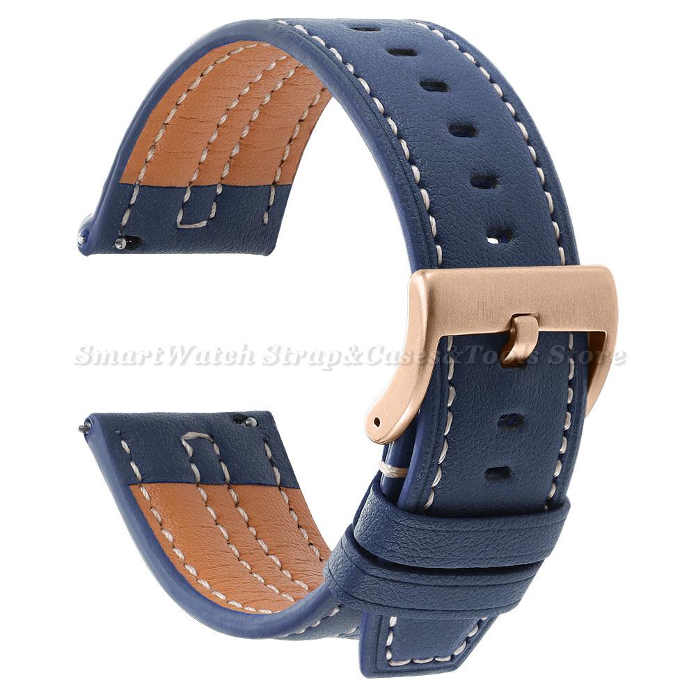 20mm 22mm Retro Watch Band Women Men Wristband Quick Release Universal Replacement Strap for Samsung Galaxy Watch 7 40mm / 44mm