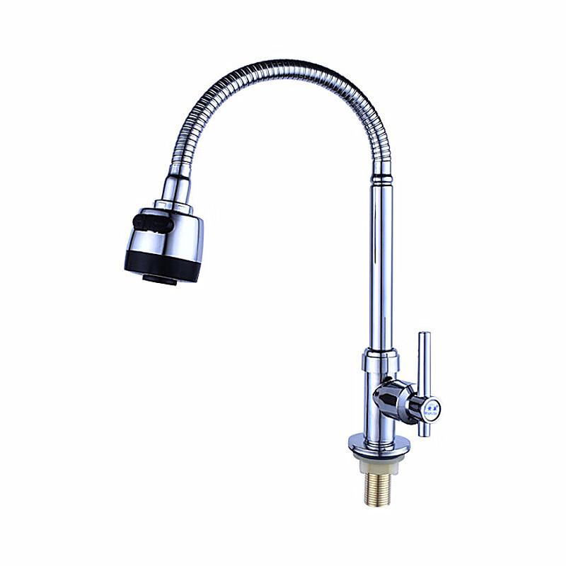 LANGZHIWEN Alloy Single Cold Kitchen Sink Faucet