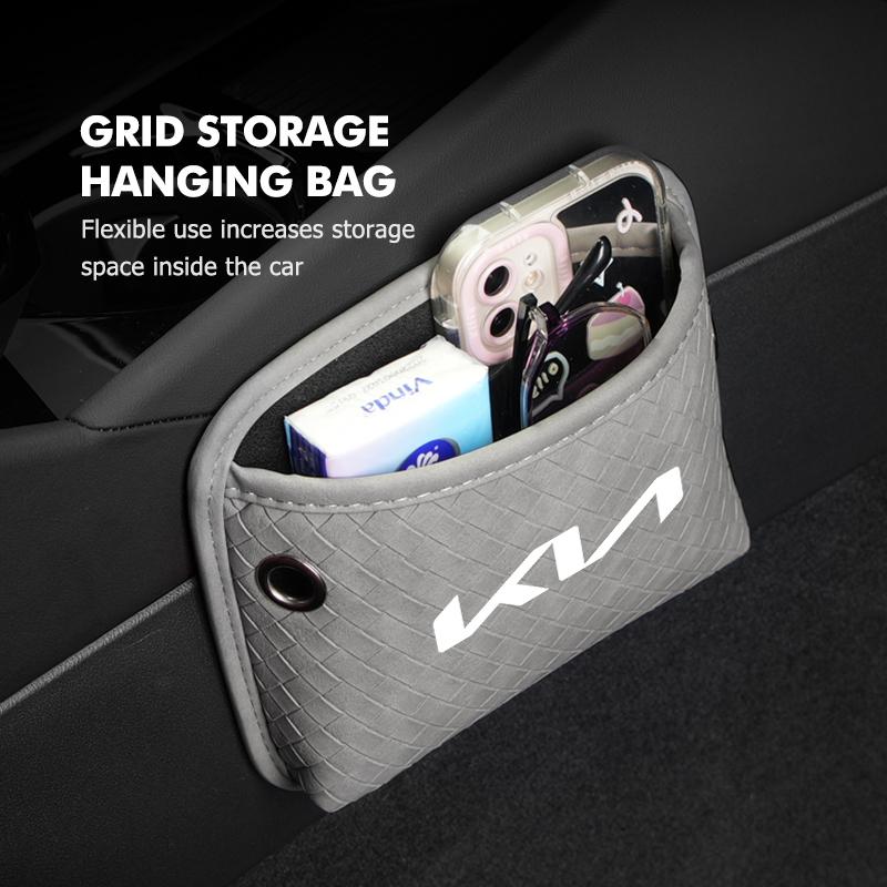 Car Door Storage Boxes Drink Card Key Sunglasses Holder Storage Bags Accessories For KIA Stinger Optima Cerato Soul Venga Forte