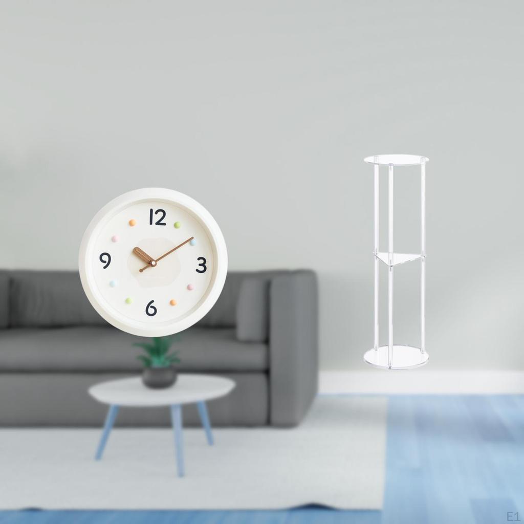 Modern Acrylic Wall Clock Table Hanging Quiet Large Numerals Decorative Home Office Study Room