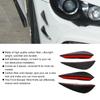 Bumper Lip Front Bumper Wind Splitter Trim Kit Carbon     4 Piece Self Adhesive   Fits Most Cars