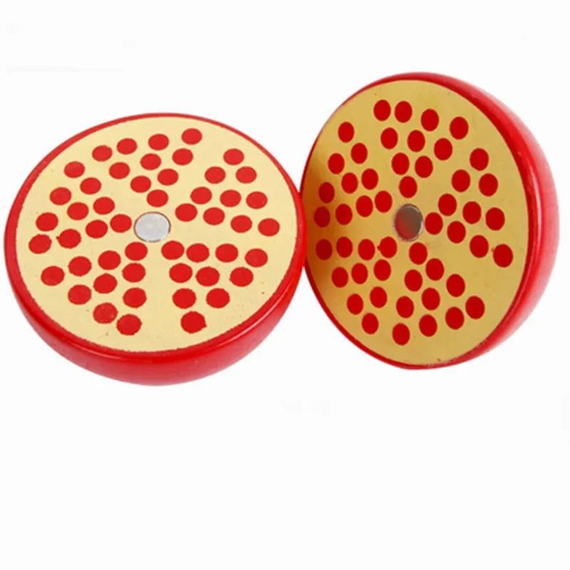 Wooden Magnetic Cut Food Toy Set - Emulational Fruits Vegetables Basket Educational Kitchen Play Game for Toddlers & Babies