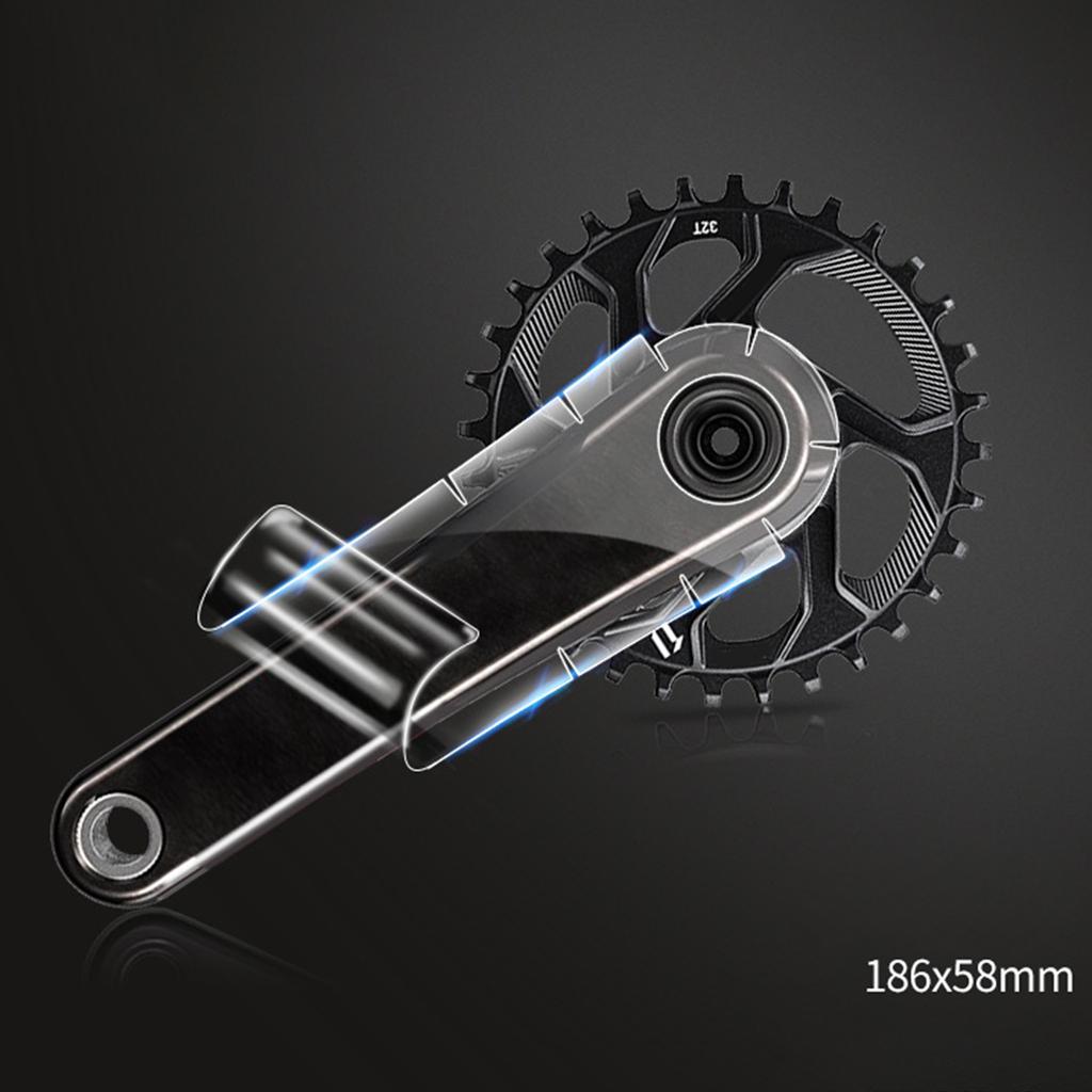 2 Ark Cykel Vevarm Klistermärken Set Cyklar Vevarm Fullt Skyddande Vevarm Film Genomskinlig Cyklar Vevarm Skyddsklistermärken