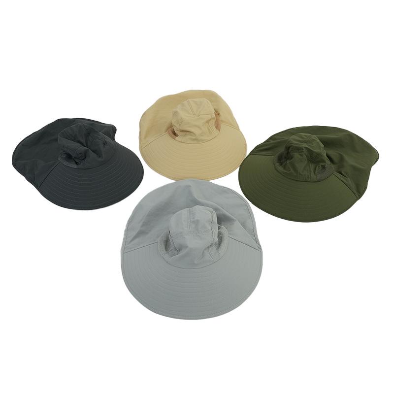 

Men s Large Brim Sun Hat - UV Protection for Outdoor Activities One Size Fits Most Adults 58cm чорний