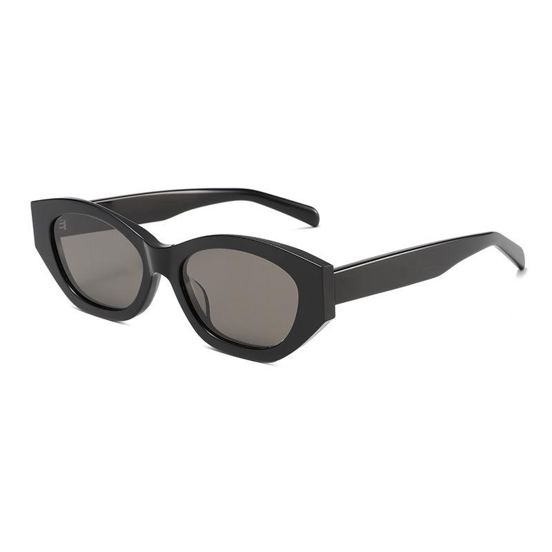 Plate Nylon Sheet High Version Retro Cat Eye Sunglasses Women'S Uv Protection B91