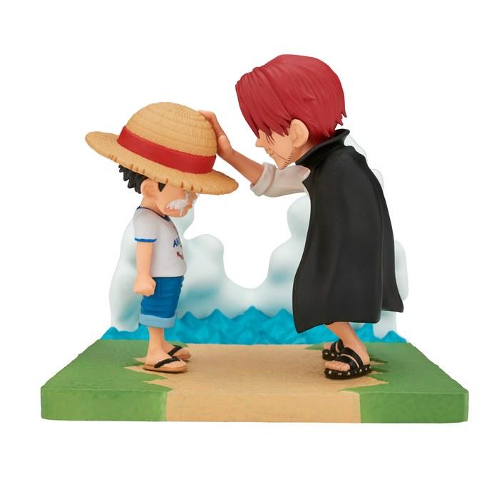 One Piece World Collectable Figure Log Stories Monkey D. Luffy & Shanks Multicolor 7cm