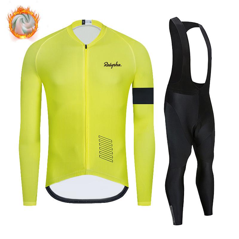 Winter Cycling Clothes Men's and Women's Breathable Road Mountain Cycling Clothes 2026 Winter Velvet Warm Cycling Clothes Set
