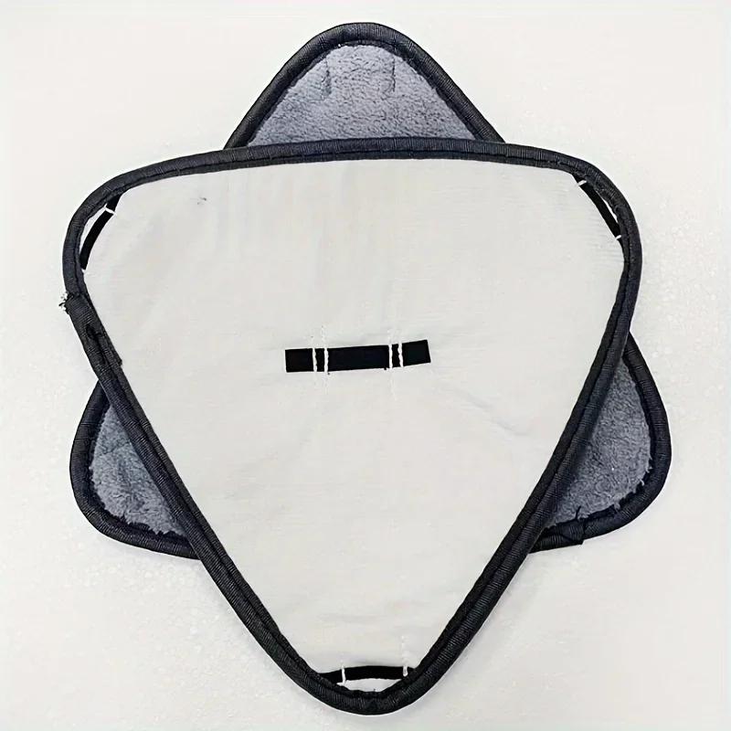 2 bucăți, tampon de înlocuire pentru mop triunghiular reutilizabil, pânză de mop triunghiulară, cârpă de schimb pentru mop lavabilă și durabilă