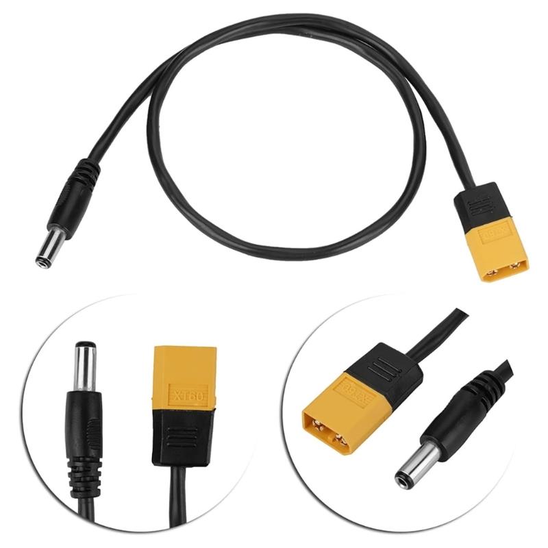 Power Adapter Cord for TS100 Soldering Iron XT60 Male Connector To Male 5.5x2.5mm 5525 Cable Conversion Adapter