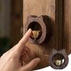 Wall Hanging Entrance Chime Solid Wood Wind Chime Cute Door-sucking Doorbell  Office