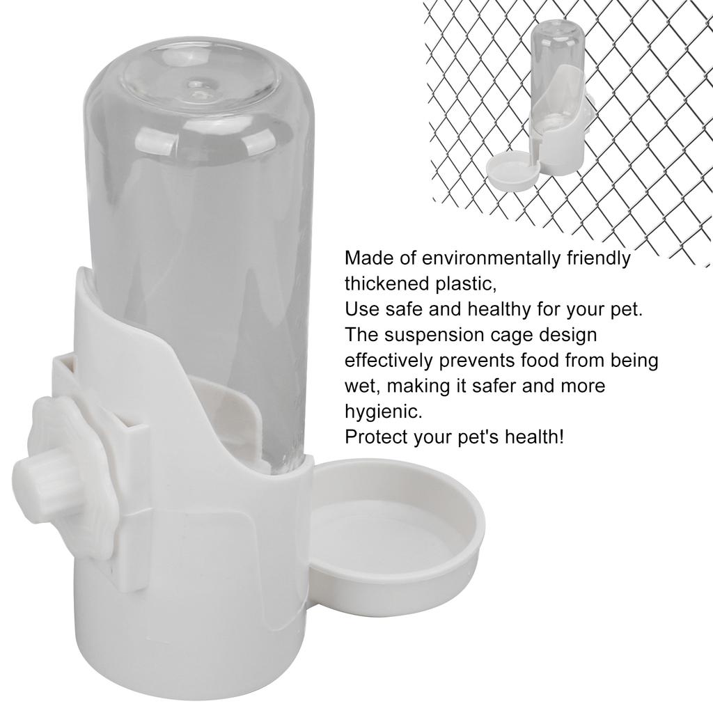 450ml Dog Water Dispenser Leakproof Pet Auto Feeding Water Bottle for Cats Dogs Rabbits