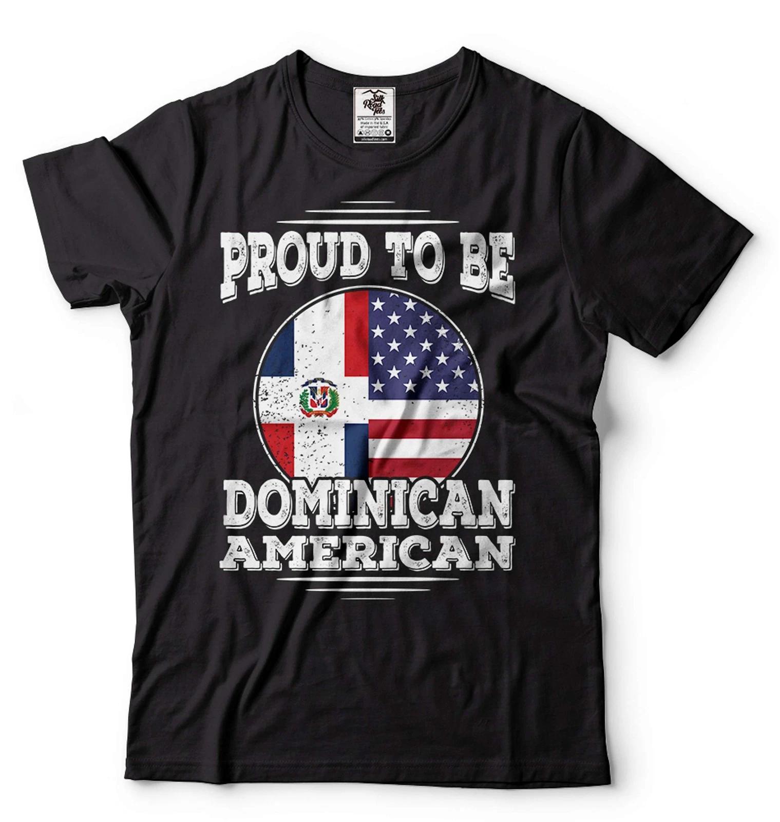 Горжусь быть доминикано-американцем Футболка Патриотическая футболка Доминиканской Республики S