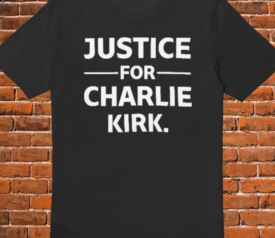 Charlie Kirk Justice For CK Freedom Black T Shirt Mens Womens Tees Top tee Turning Point RIP S