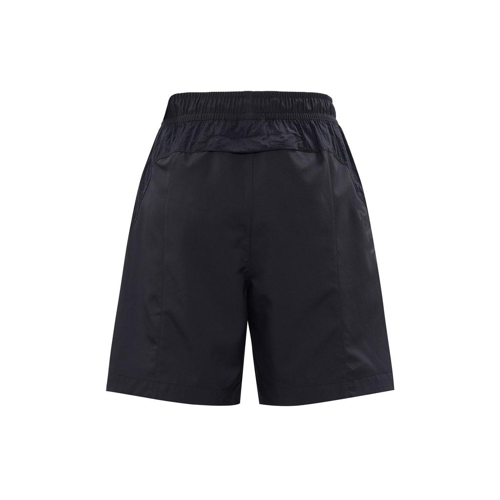 Jordan Solid Drawstring Straight-Leg Shorts Men Bottoms Black DX9642-010