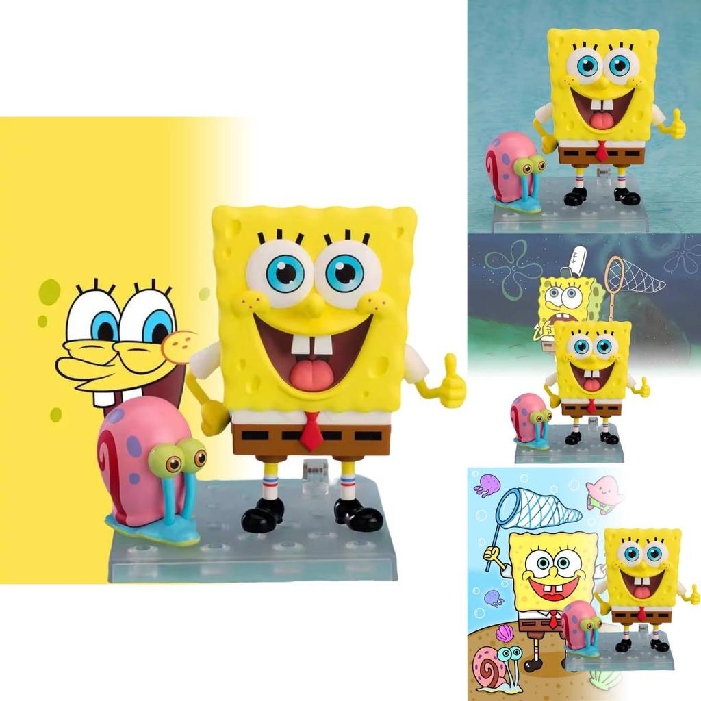 Adorable 14cm Spongebob Squarepants Pvc Action Figure Collectible Model