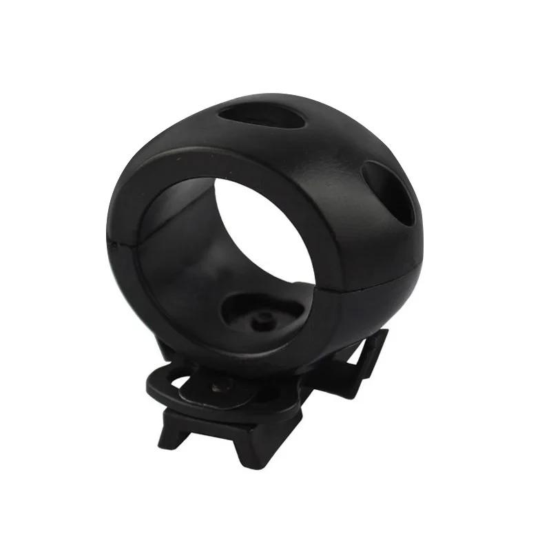 

1pcs 20-30mm Helmet Special Lighting flashlight Support Tactical Helmet jig adapter outdoor sports riding rail accessories 20-24mm чёрный