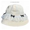 Handmade Bucket Hat Elegant Decorated Cloches Style for Women Party Simple Hat Cloche Lady Bucket Hat