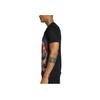 Puma X One Piece Cartoon Print Round Neck Short Sleeve Retro T-Shirt Unisex Tops Black 624673-01