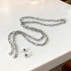 Glass Chain Necklace: Stylish Metal Lanyard for Glasses – Versatile Hip Hop Jewellery Accessory