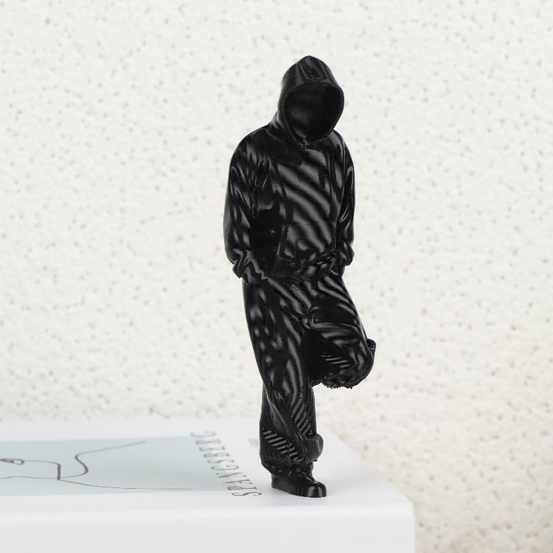 1/2 Stück 3D-gedruckte Figur des gesichtslosen Denkers, Heimdeko, Wohnzimmerdekoration, Bastelbedarf, Ornamente, Accessoires