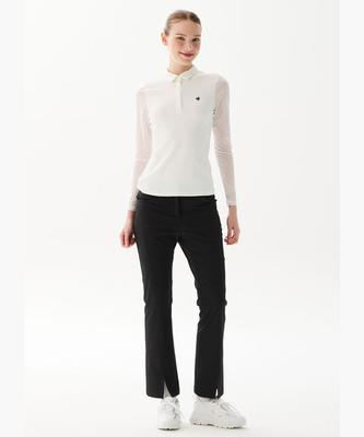 LECOQ GOLF Women'S Cut-Line Slit Bootcut Pants _Blck Gr122Lpt32