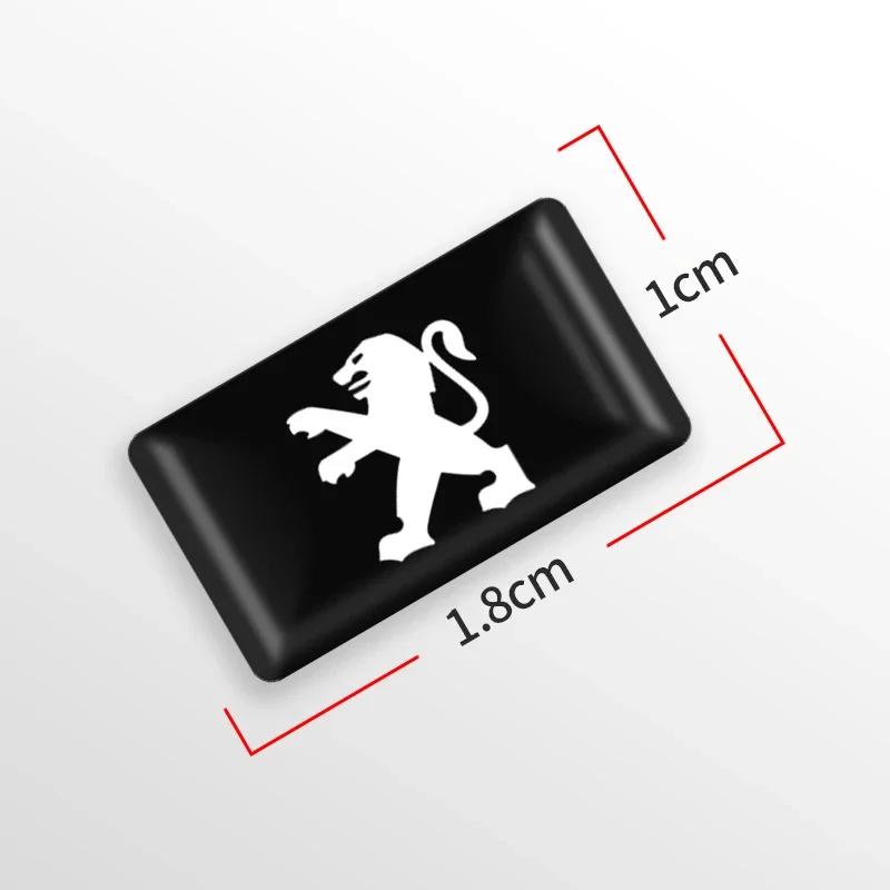 2026 Hot Car Sticker 3D Epoxy Car Stickers Small Drop Glue Decals Car Decoration Accessories For Peugeot 206 208 306 307 308 407
