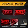 LED Rear Bumper Light DRL For Toyota Prado 120 FJ120 LC120 J12 4Runner 2003 2004 2005 2006 2007 2008 2009 Brake Turn Signal Lamp