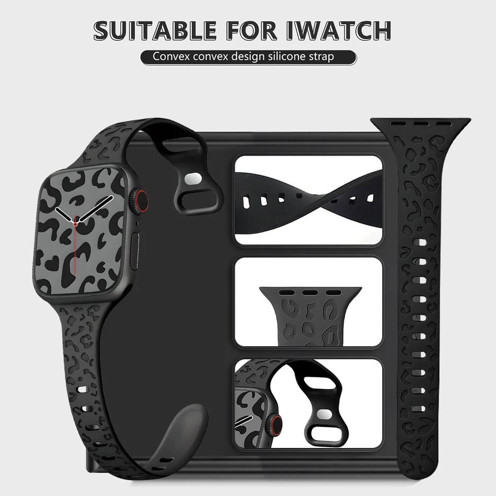 Wąski pasek do paska Apple Watch 40mm 41mm 42mm 38mm 49 44mm 45mm grawerowana silikonowa bransoletka Correa seria 8 7 6 9 5 4 3 SE Ultra
