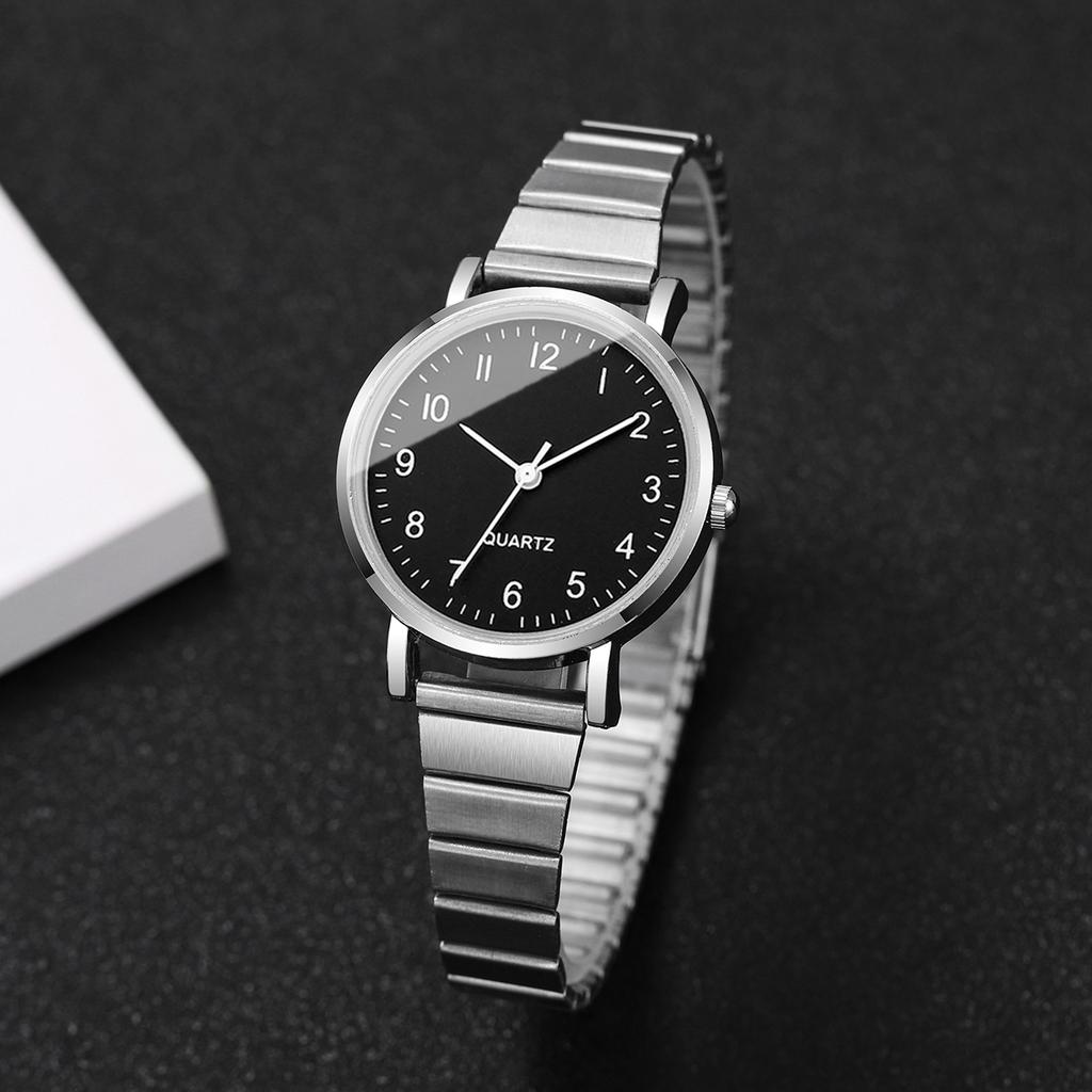 2pcs/set Women's Gift Watch Classic Fashion Simple Digital Scal Dial Trend Casual Quartz Watch (Box Not Included)