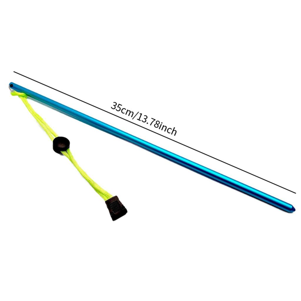 13" Diving Stick with Carrying Strap, Lightweight Underwater Shaker, Noise Generator,